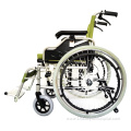 Cheap safety and durable green color manual wheelchairs